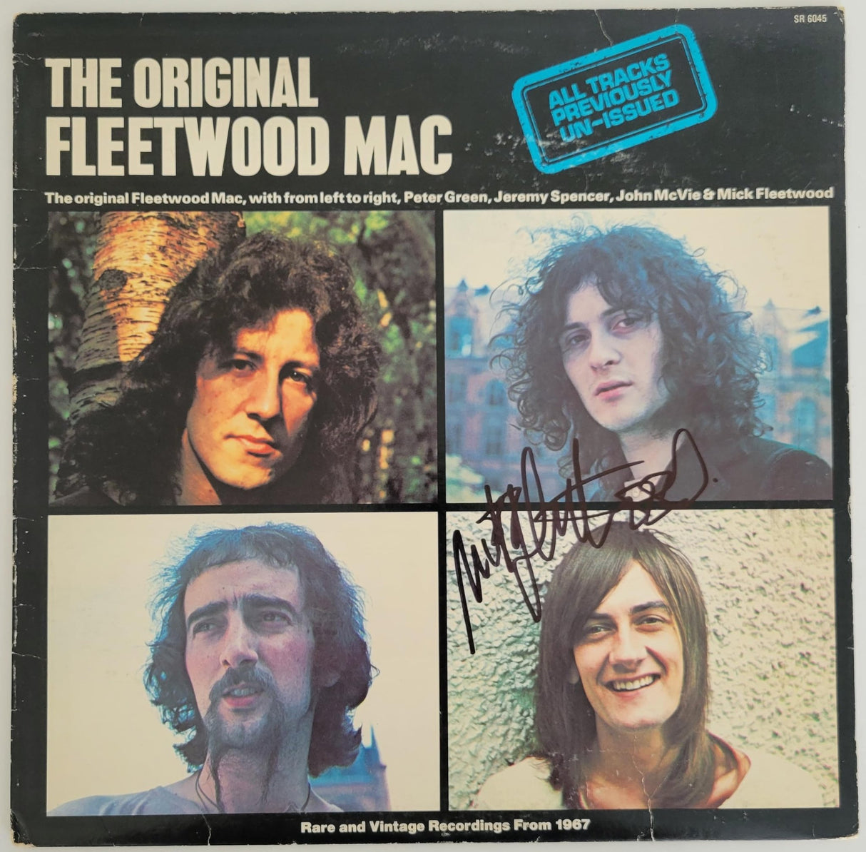 Mick Fleetwood signed Fleetwood Mac Mystery to Me album proof vinyl proof STAR autographed
