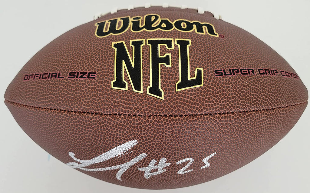 LeSean McCoy Philadelphia Eagles Bills Bucs Chiefs signed football COA proof autographed