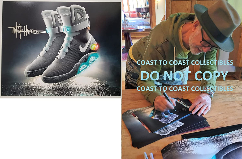 Tinker Hatfield signed Nike MAG Back To The Future 11x14 photo proof autograph STAR
