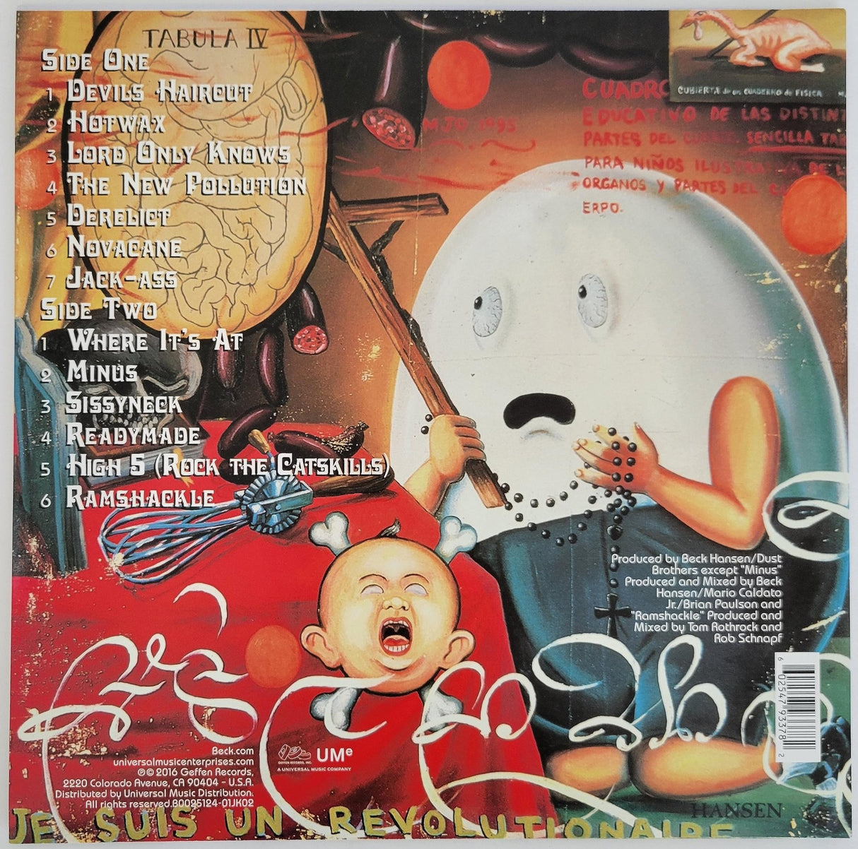 Beck Hansen signed Odelay album COA exact proof autographed vinyl record STAR