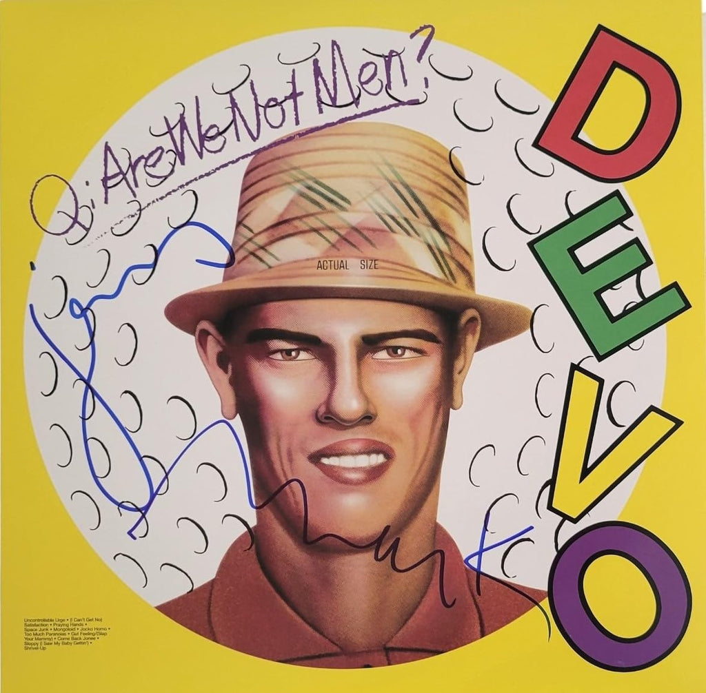 Devo signed Are We Not Men We Are Devo Album COA Proof Autographed Vinyl Record