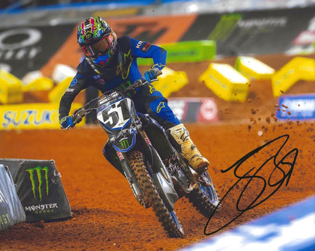 Justin Barcia motocross supercross signed 8x10 photo COA proof autographed..