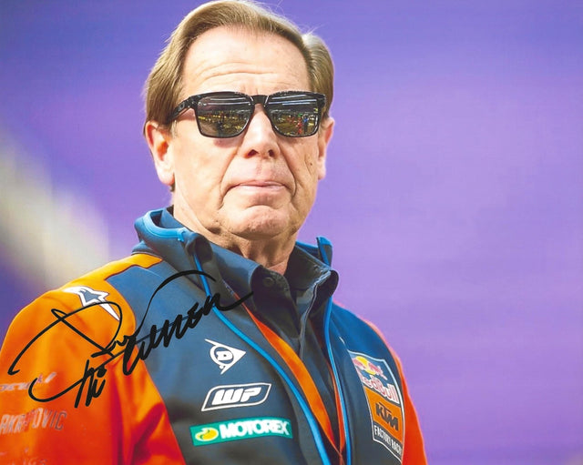 Roger DeCoster supercross motocross racer signed 8x10 photo COA proof autographed..