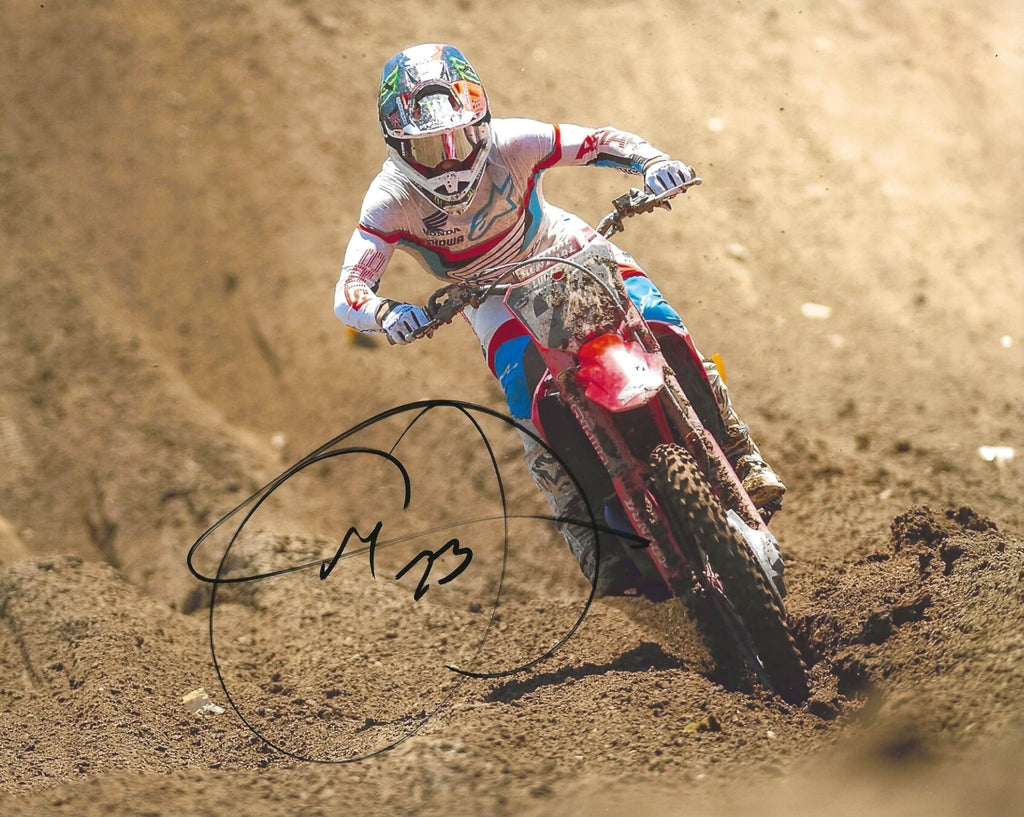 Chase Sexton Motocross Supercross Racer Signed 8x10 Photo COA Proof Autographed.