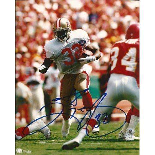 Ricky Watters, San Francisco 49ers, Niners, Signed, Autographed, 8x10 Photo, a COA with the Proof Photo of Ricky Signing the Photo Will Be Included
