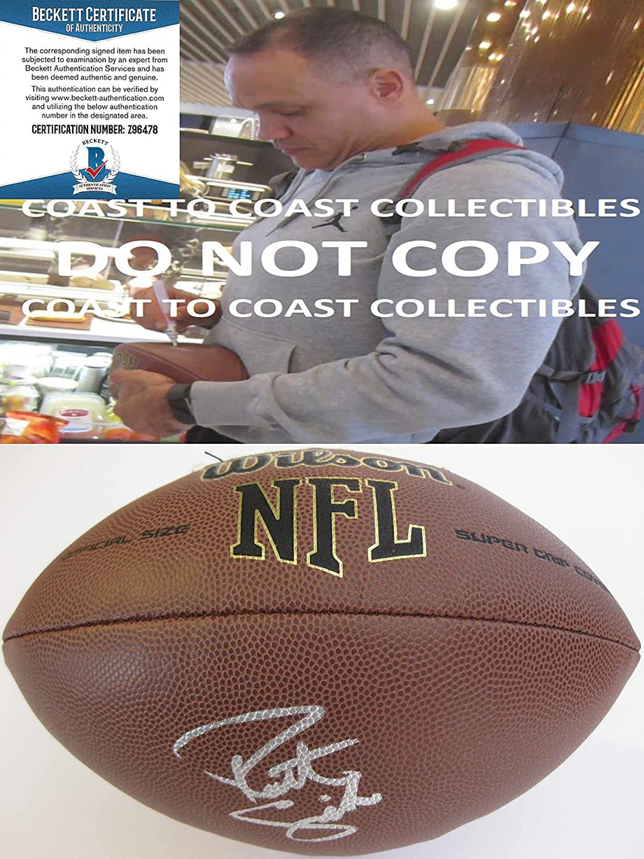 Robert Smith Minnesota Vikings Ohio State signed NFL football