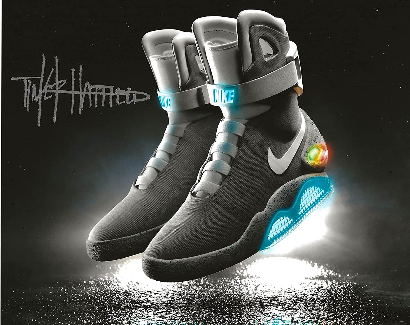 Tinker Hatfield signed Nike MAG Back To The Future 8x10 photo proof autograph STAR