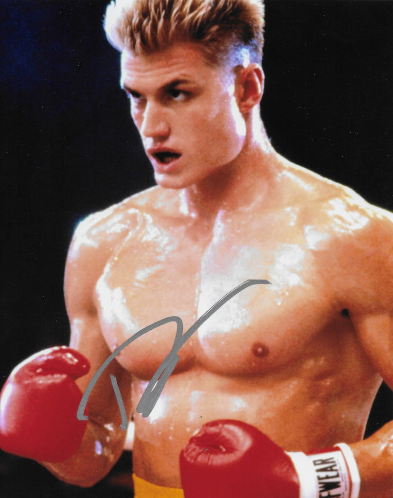 Dolph Lundgren signed Rocky IV Ivan Drago 8x10 photo COA Proof autographed STAR