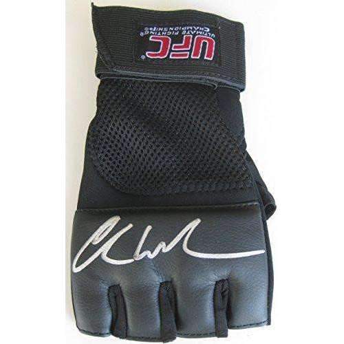 Chris Weidman, MMA, Signed, Autogrpahed, UFC Glove, a COA with the Proof Photo of Chris Signing Will Be Included..