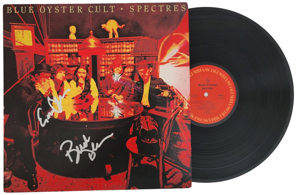 Buck Dharma Eric Bloom Signed Blue Oyster Cult Spectres Album COA Proof Autographed STAR