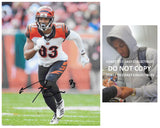 Tyler Boyd signed Cincinnati Bengals football 8x10 photo COA proof autographed