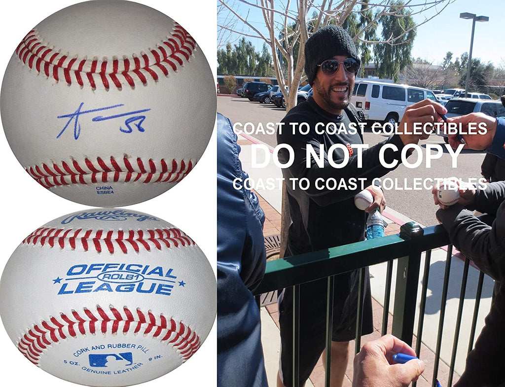 Andres Torres San Francisco Giants Mets signed autographed baseball COA proof