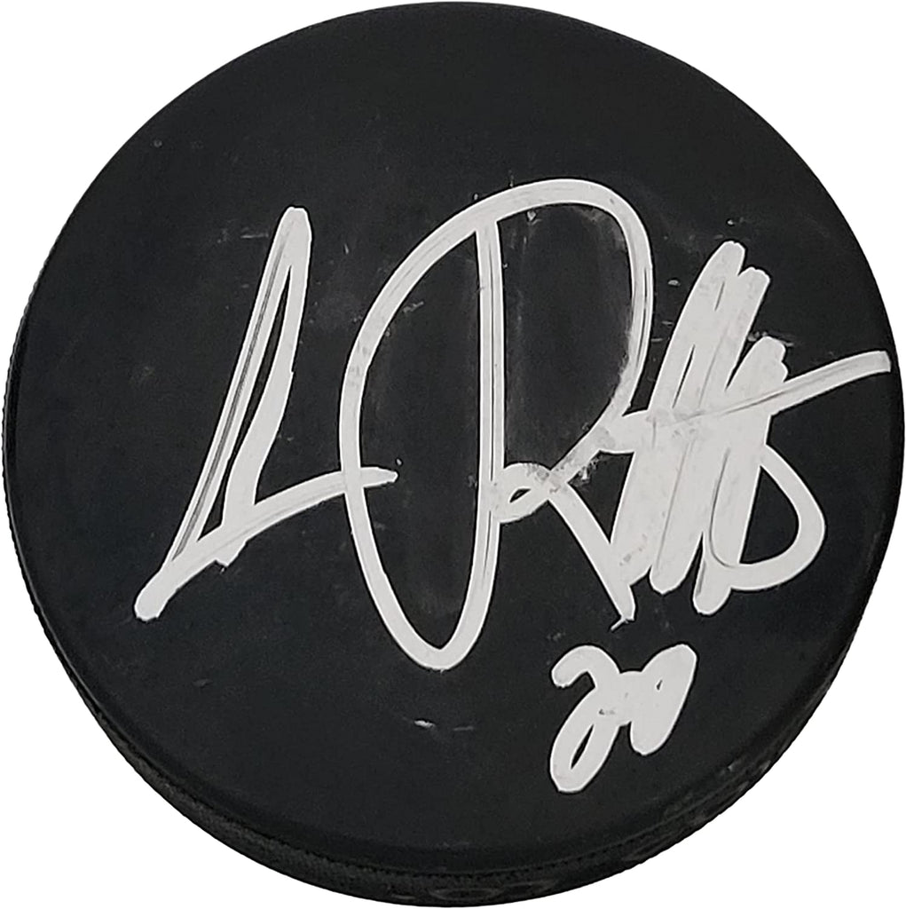 Luc Robitaille LA Kings Red Wings Rangers signed Hockey Puck COA proof autographed