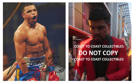 Victor Ortiz Boxing Champion signed 8x10 photo COA Proof autographed.
