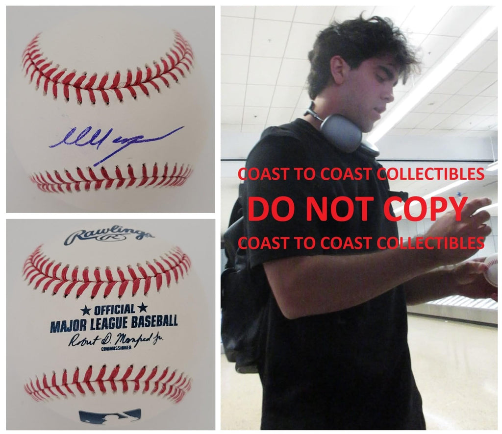 Marcelo Mayer Boston Red Sox signed MLB baseball COA exact proof autographed