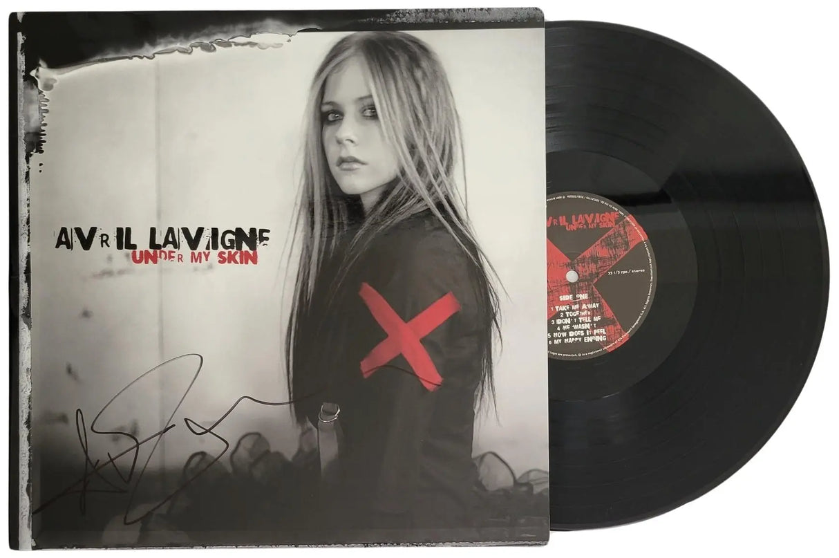 Avril Lavigne Signed Under My Skin Album Vinyl Record COA Proof Autographed Star