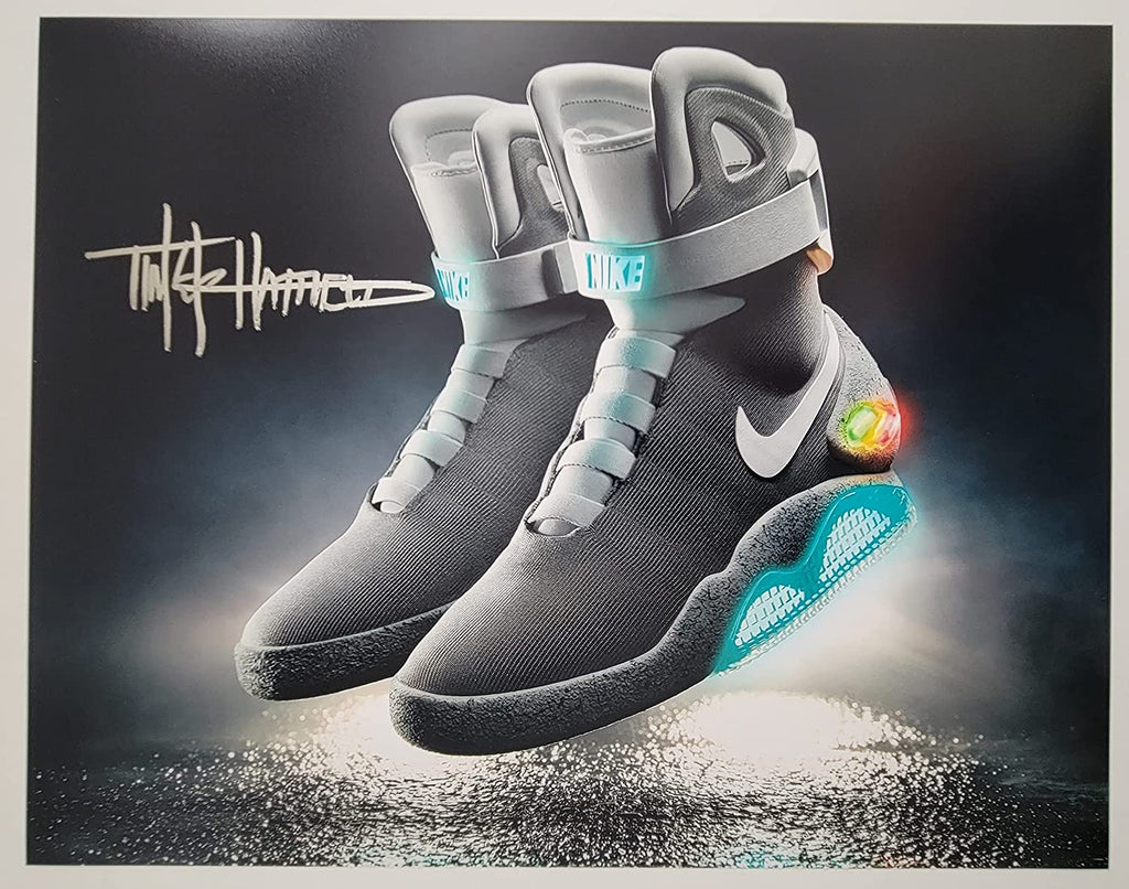 Tinker Hatfield signed Nike MAG Back To The Future 11x14 photo proof autograph STAR