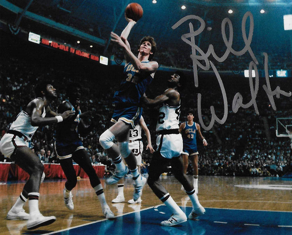 Bill Walton UCLA Bruins signed, autographed Basketball 8x10 photo, proof COA