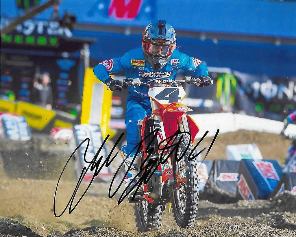 Blake Baggett supercross, Motocross signed, autographed 8x10 photo.proof COA
