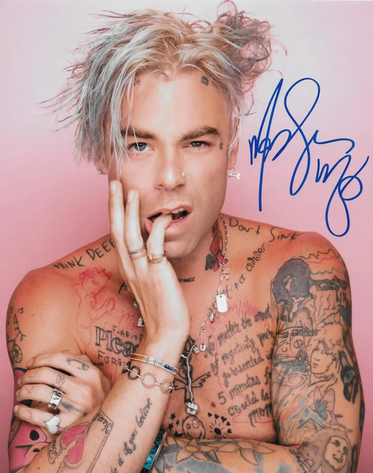 Mod Sun Hip Hop singer signed 8x10 photo proof COA autographed STAR