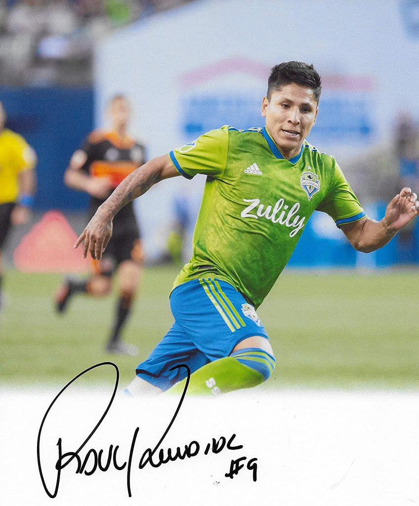 Raul Ruidiaz Seattle Sounders signed autographed 8x10 photo soccer proof COA.