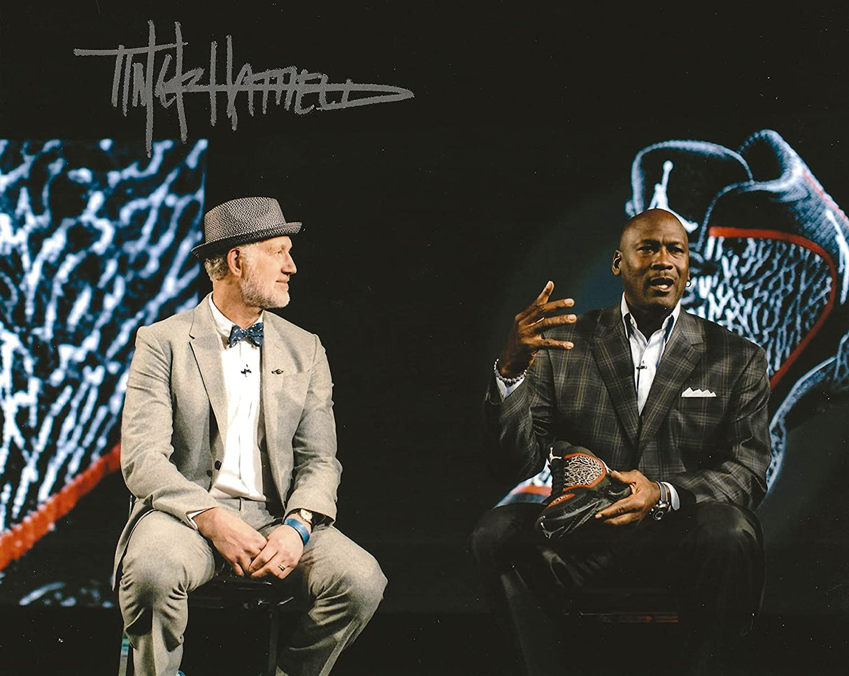 Tinker Hatfield Nike Air Jordan designer signed 8x10 photo COA proof,autograph STAR