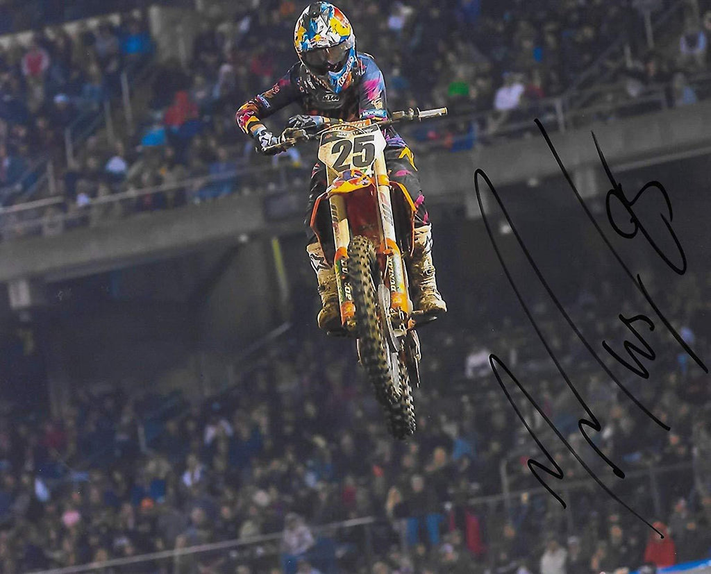 Marvin Musquin supercross, motocross, signed autographed 8x10 photo,proof COA.