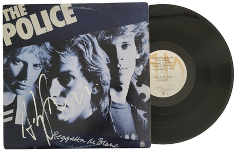 Andy Summers Signed The Police Reggatta de Blanc Album COA Proof Autographed Vinyl