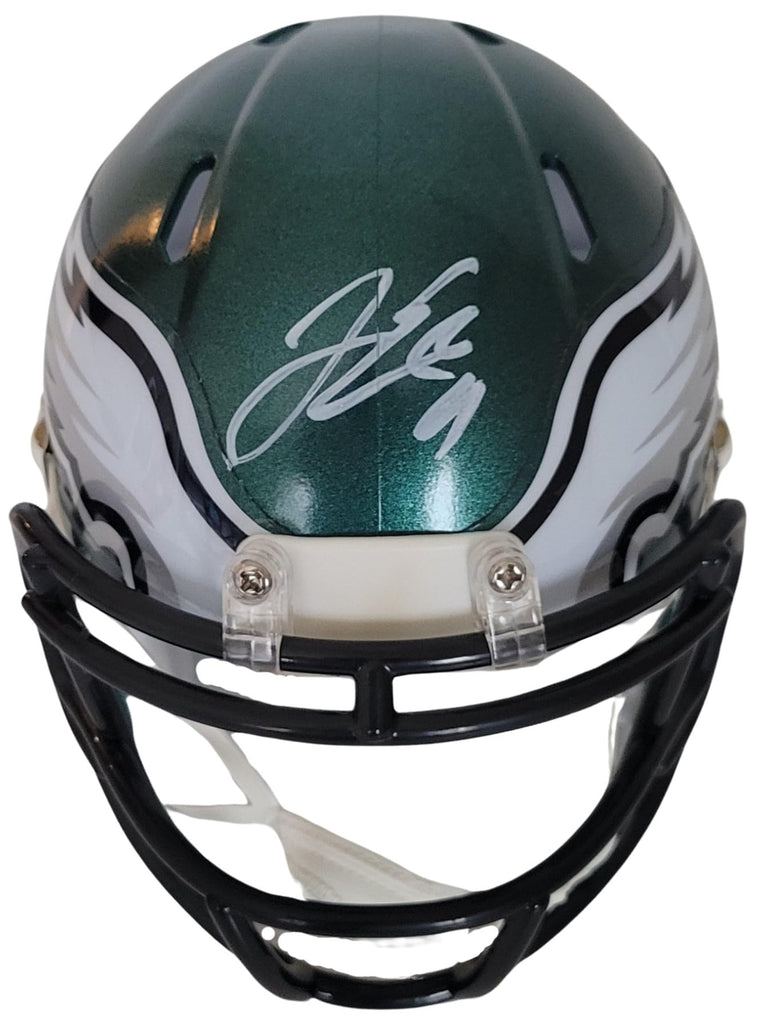 Jake Elliott Signed Philadelphia Eagles Mini Football Helmet Proof COA Autographed
