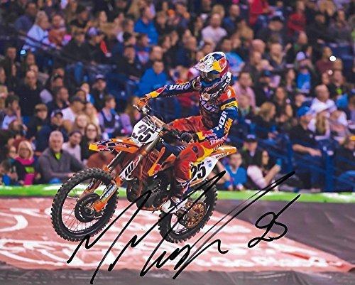 Marvin Musquin, Supercross, Motocross, Freestyle Motocross, Signed, Autographed, 8X10 Photo, a COA with the Proof Photo of Marvin Signing Will Be Included''