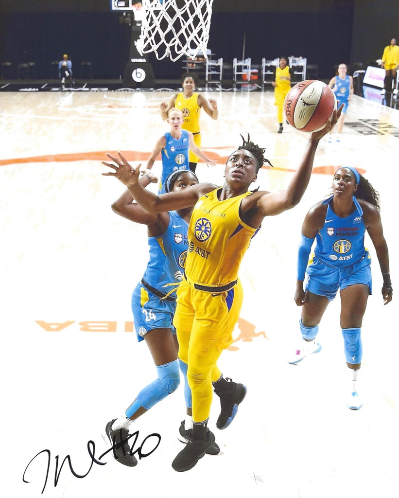 Nneka Ogwumike signed Los Angeles Sparks 8x10 basketball photo COA Proof autographed.