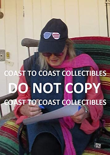 Angie Dickinson actress autographed 8x10 photo proof COA. STAR