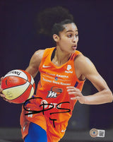 Skylar Diggins Smith signed Phoenix Mercury basketball 8x10 photo proof Beckett COA.
