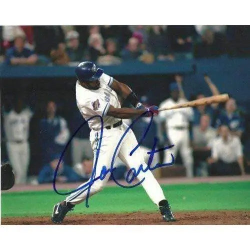 JOE CARTER TORONTO BLUE JAYS,SIGNED,AUTOGRAPHED 8X10,PHOTO,COA