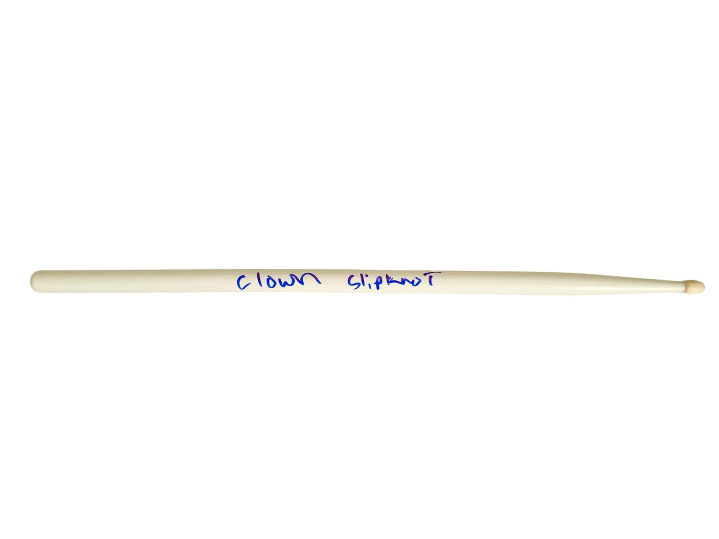Clown Shawn Crahan Signed Drumstick COA Proof Slipknot Drummer Autographed.