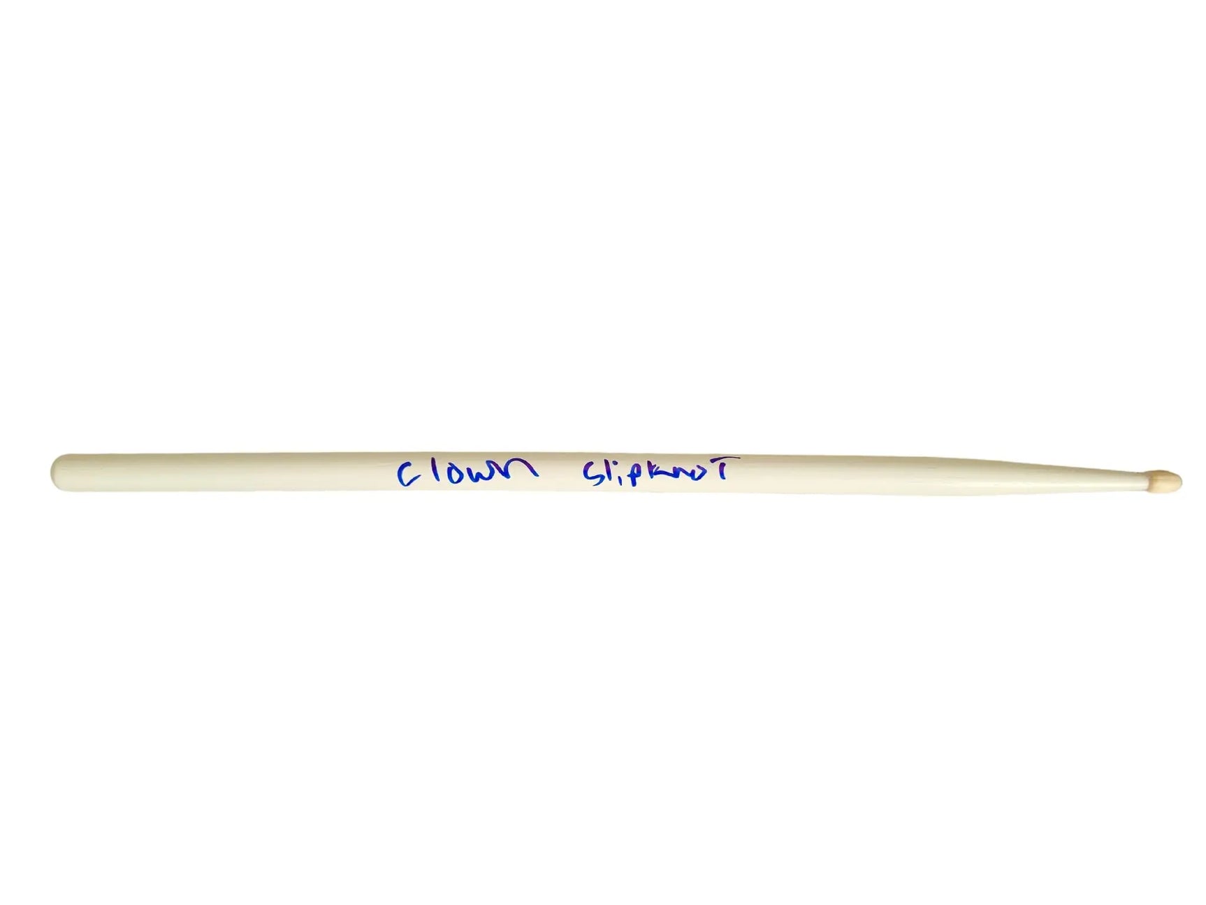 Clown Shawn Crahan Signed Drumstick COA Proof Slipknot Drummer Autographed.