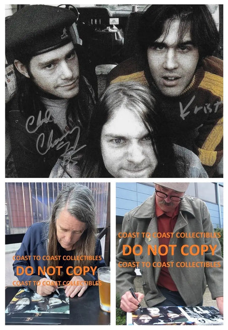 Krist Novoselic Chad Channing Nirvana 8x10 Photo COA Proof Autographed STAR