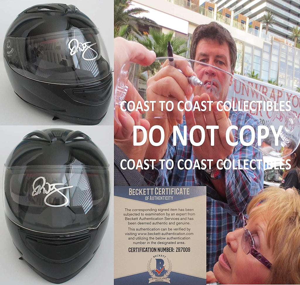 Michael Waltrip Nascar Driver signed autographed full size helmet proof Beckett COA