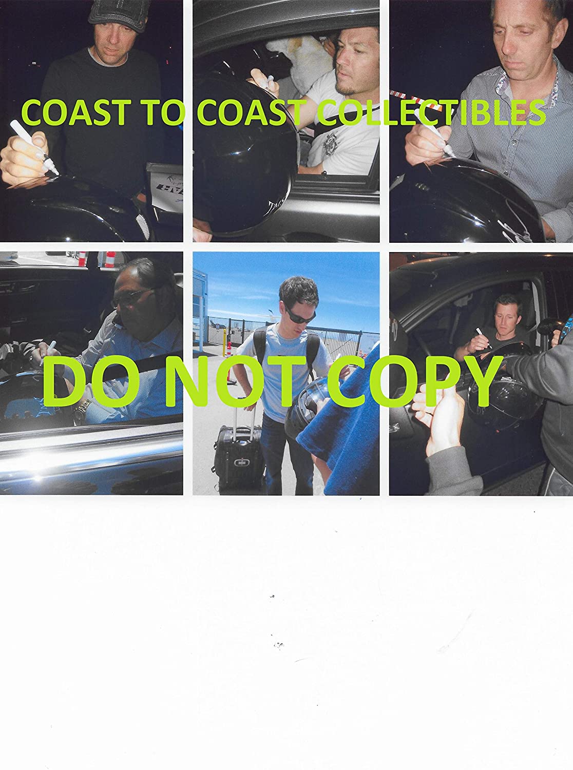 Nascar Drivers signed full size helmet Johnson,Keselowski,Logano + more proof