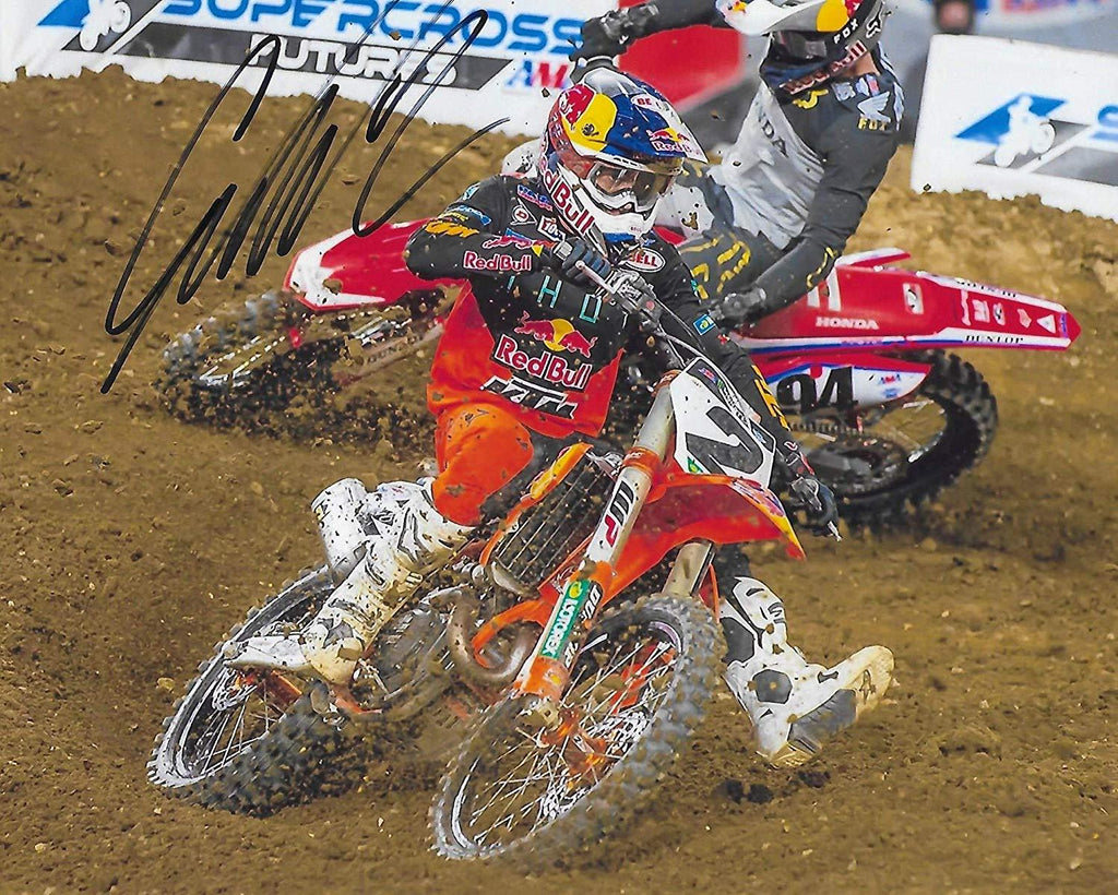 Cooper Webb, Supercross, Motocross, signed, autographed, 8x10 photo- COA with proof.