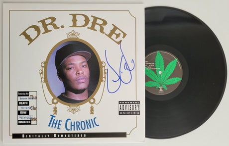 Dr Dre signed The Chronic album COA autographed vinyl exact proof Rare STAR