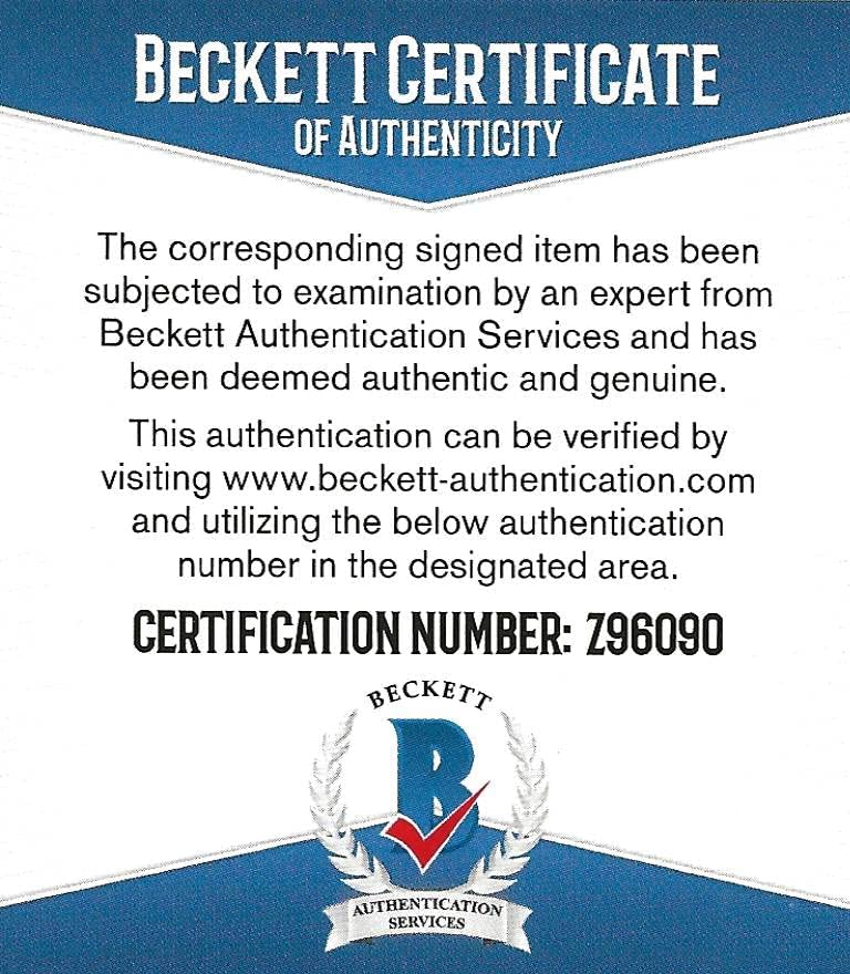 Steve Largent signed Seattle Seahawks football jersey proof Beckett COA autographed