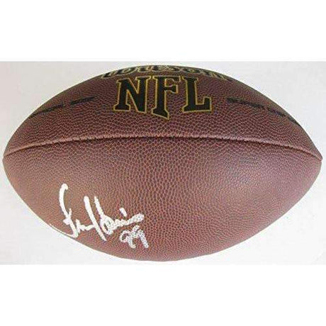 Tim Harris, San Francisco 49ers, Green Bay Packers, Signed, Autographed, NFL Football, a COA with the Proof Photo of Tim Signing Will Be Included
