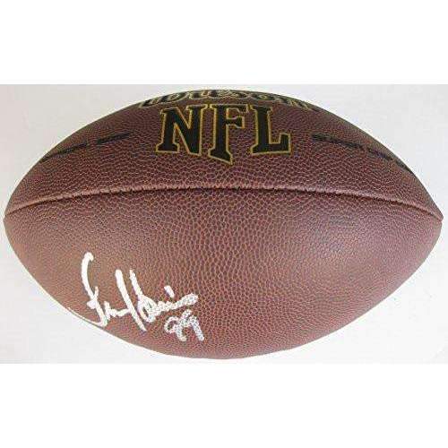 Tim Harris, San Francisco 49ers, Green Bay Packers, Signed, Autographed, NFL Football, a COA with the Proof Photo of Tim Signing Will Be Included