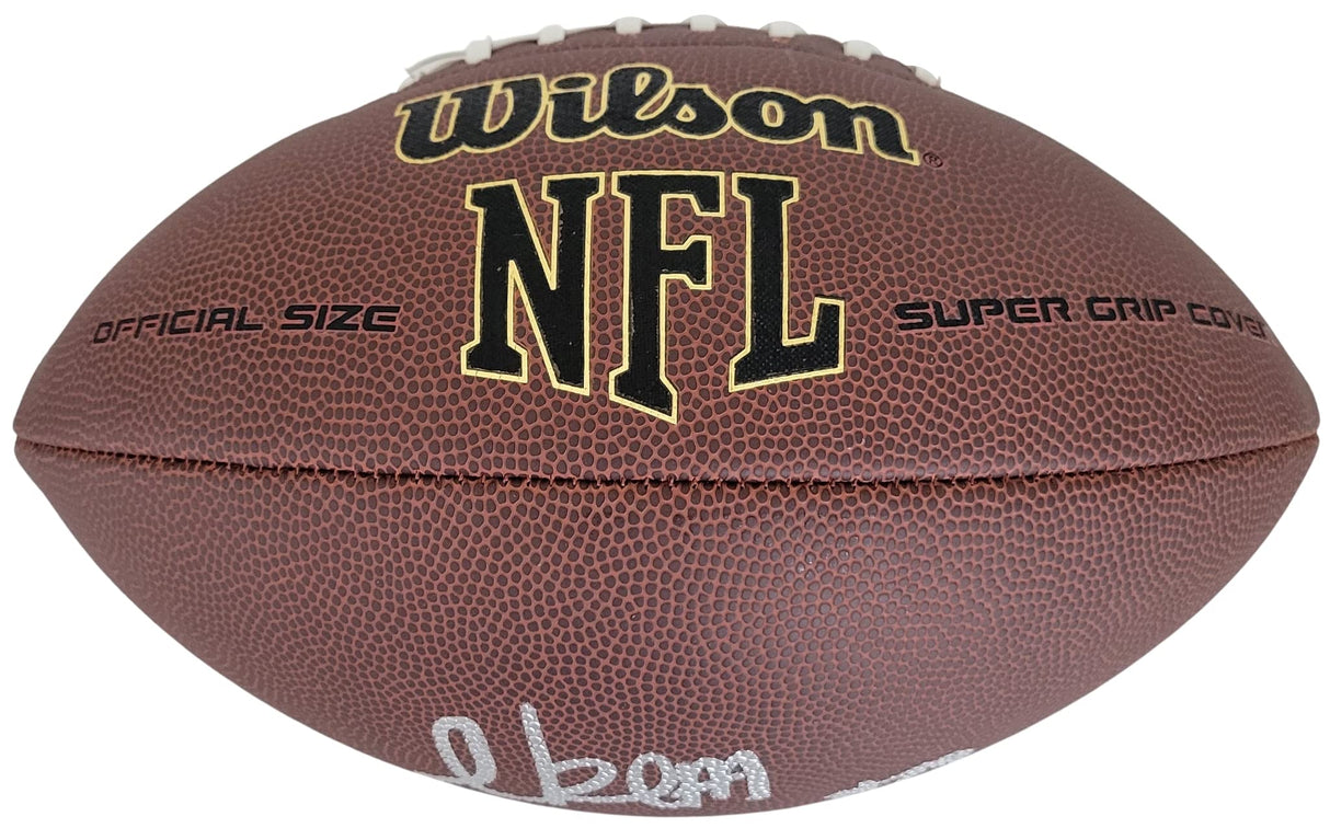 Ickey Ekwonnu Carolina Panthers NC State signed NFL football COA proof autographed