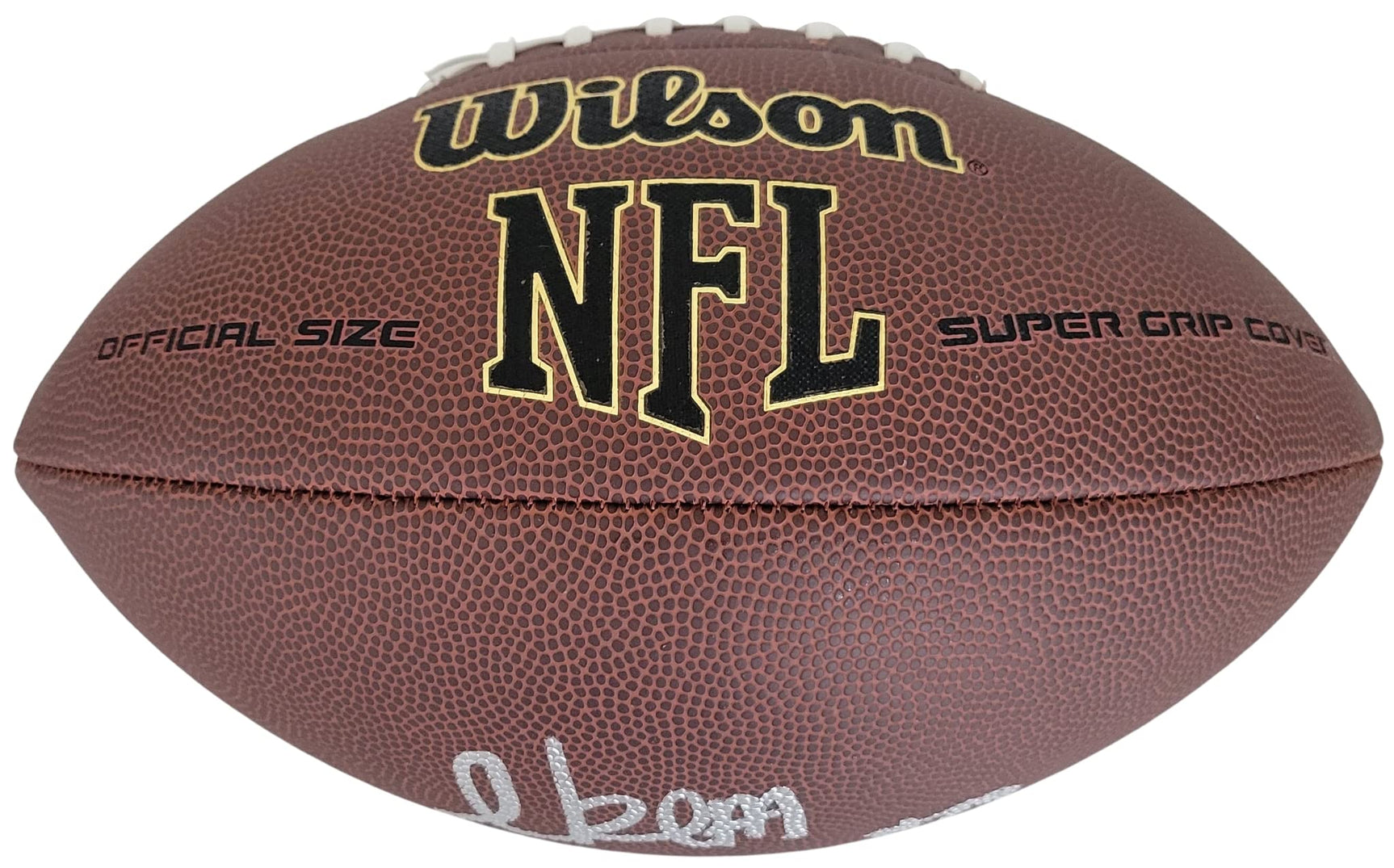 Ickey Ekwonnu Carolina Panthers NC State signed NFL football COA proof autographed