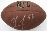 Chris Long Philadelphia Eagles Patriots Rams signed football Proof Beckett COA autograph