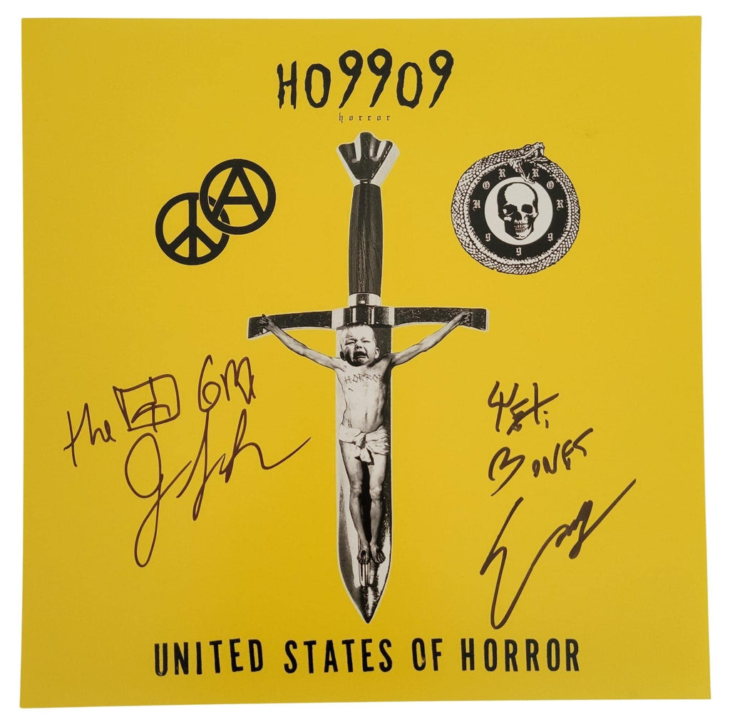 Ho99o9 Yeti Bone/Eaddy & The OGM signed 12x12 photo COA Proof HORROR autographed STAR