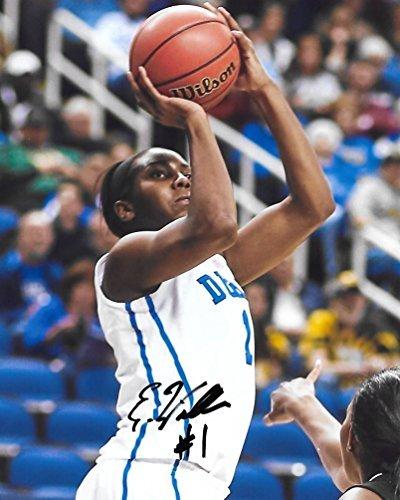 Elizabeth Williams, Duke Blue Devils, Atlanta Dream, Signed, Autographed, 8X10 Photo, a COA with the Proof Photo of Elizabeth Signing Will Be Included