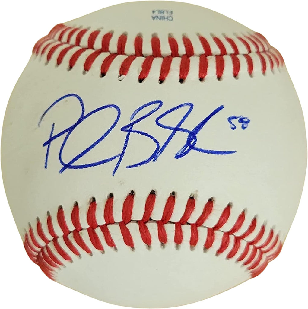 Paul Blackburn Oakland Athletics A's signed baseball COA exact proof autographed